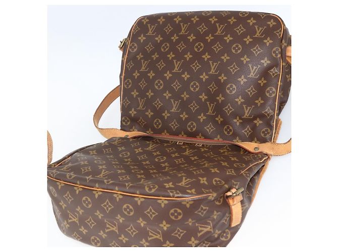 LOUIS VUITTON Borsa a Spalla Monogram Saumur 35 M42254 LV Auth ka3044 Monogramma - vista 18