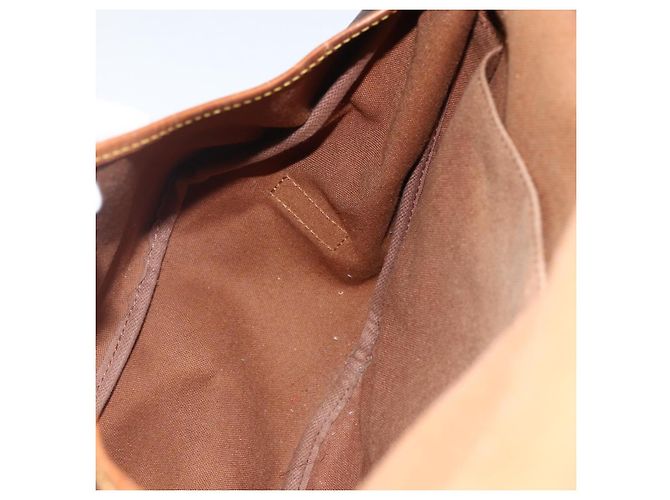 LOUIS VUITTON Borsa a Spalla Monogram Saumur 35 M42254 LV Auth ka3044 Monogramma - vista 20