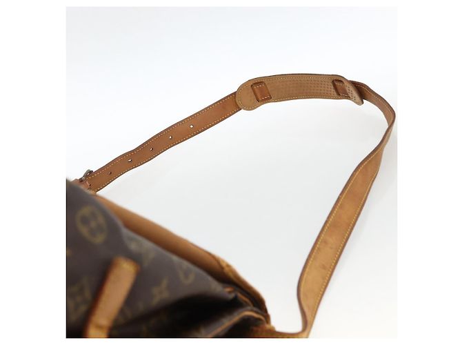 LOUIS VUITTON Borsa a Spalla Monogram Saumur 35 M42254 LV Auth ka3044 Monogramma - vista 8