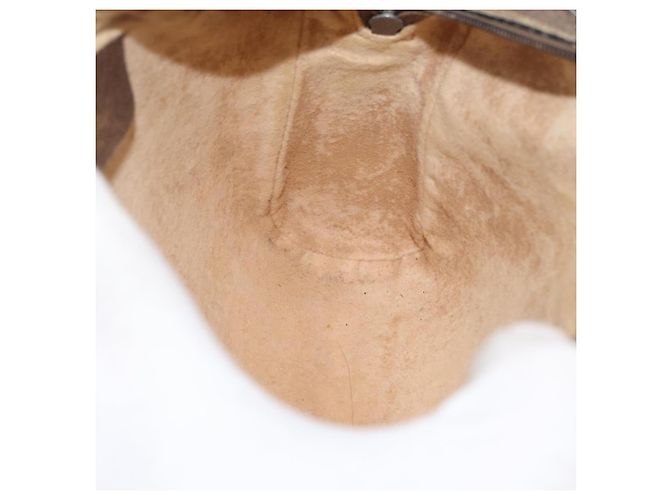 Borsa a Spalla Gucci GG Supreme Web Sherry Line PVC Beige Oro Auth BA11250 D'oro - vista 20