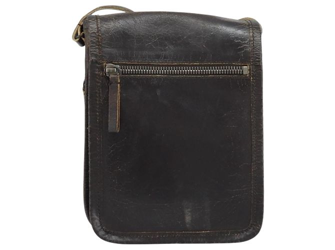 Borsa a Spalla Miu Miu in Pelle Marrone Auth bs33539 - vista 13