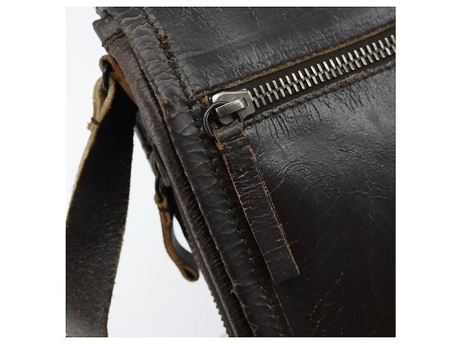 Borsa a Spalla Miu Miu in Pelle Marrone Auth bs33539 - vista 19