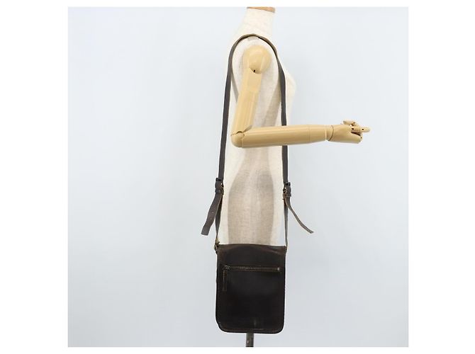 Borsa a Spalla Miu Miu in Pelle Marrone Auth bs33539 - vista 24
