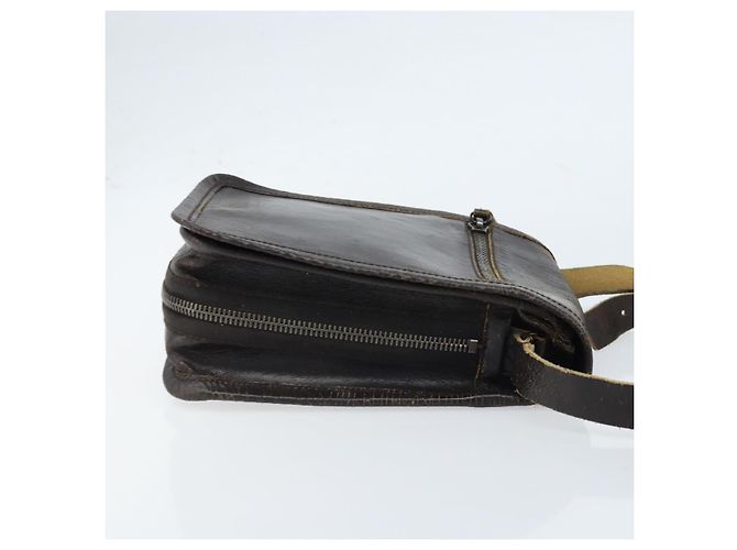 Borsa a Spalla Miu Miu in Pelle Marrone Auth bs33539 - vista 3