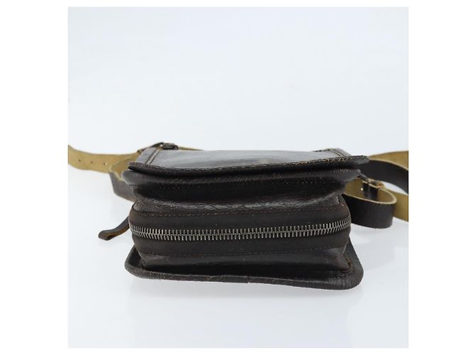 Borsa a Spalla Miu Miu in Pelle Marrone Auth bs33539 - vista 5
