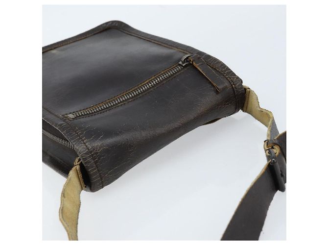 Borsa a Spalla Miu Miu in Pelle Marrone Auth bs33539 - vista 6
