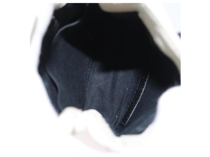 Borsa a spalla in pelle bianca BALENCIAGA con supporto per telefono, 593826 Auth hk3545 Bianco - vista 11
