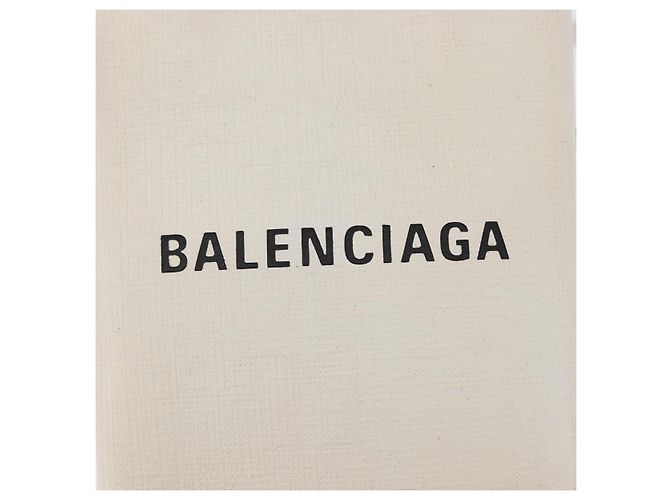 Borsa a spalla in pelle bianca BALENCIAGA con supporto per telefono, 593826 Auth hk3545 Bianco - vista 18