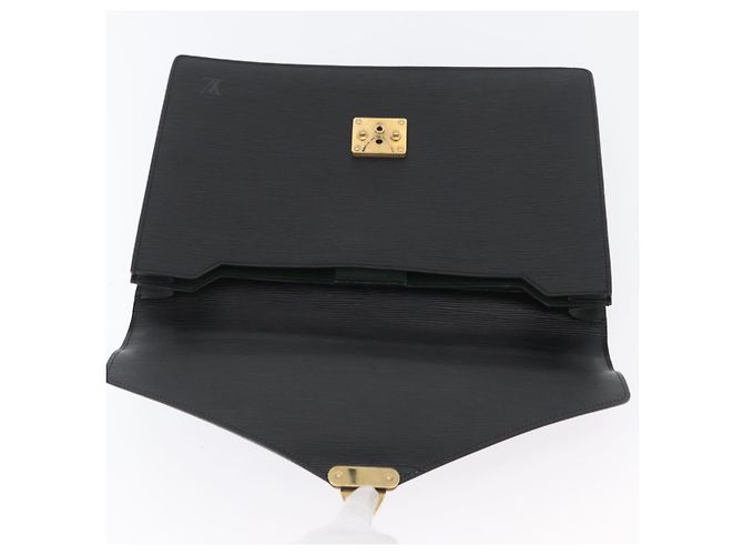 LOUIS VUITTON Cartella Consulente Epi Nera M54422 LV Auth ep13510 Nero - vista 18