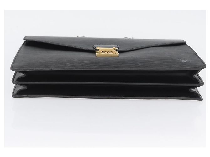 LOUIS VUITTON Cartella Consulente Epi Nera M54422 LV Auth ep13510 Nero - vista 5
