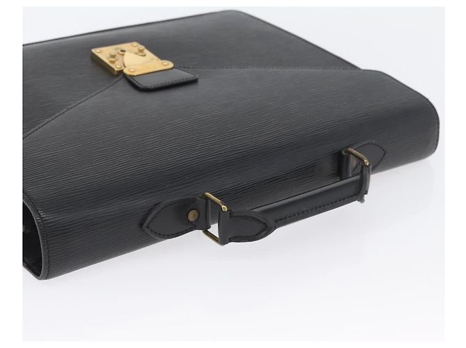 LOUIS VUITTON Cartella Consulente Epi Nera M54422 LV Auth ep13510 Nero - vista 6