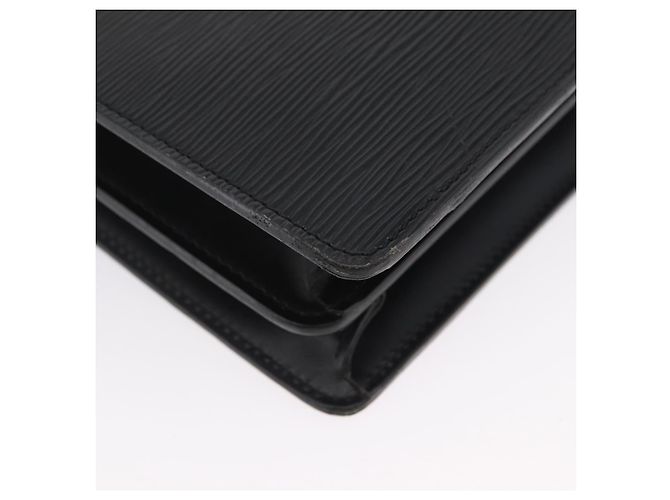 LOUIS VUITTON Cartella Consulente Epi Nera M54422 LV Auth ep13510 Nero - vista 9