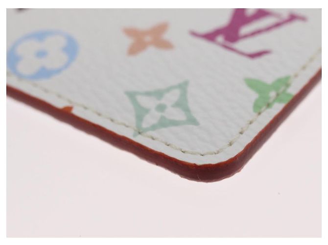 LOUIS VUITTON Astuccio Specchio Multicolore Monogramma Bianco M92651 LV Auth LNZ1007V - vista 14