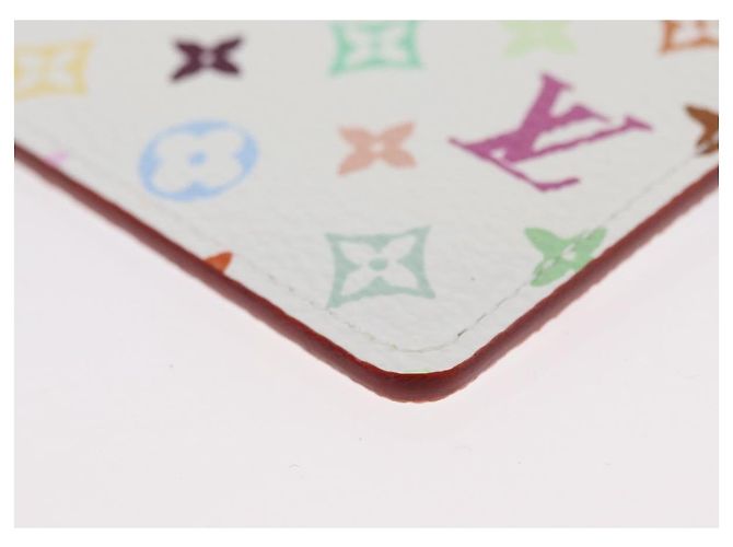 LOUIS VUITTON Astuccio Specchio Multicolore Monogramma Bianco M92651 LV Auth LNZ1007V - vista 16