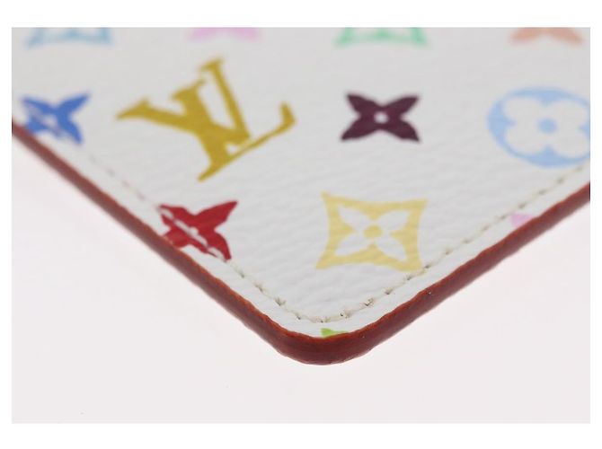 LOUIS VUITTON Astuccio Specchio Multicolore Monogramma Bianco M92651 LV Auth LNZ1007V - vista 7