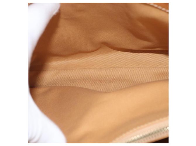 Céline Borsa a mano in tela Macadam C di CELINE, blu navy e oro, autentica BSZ358V D'oro - vista 20