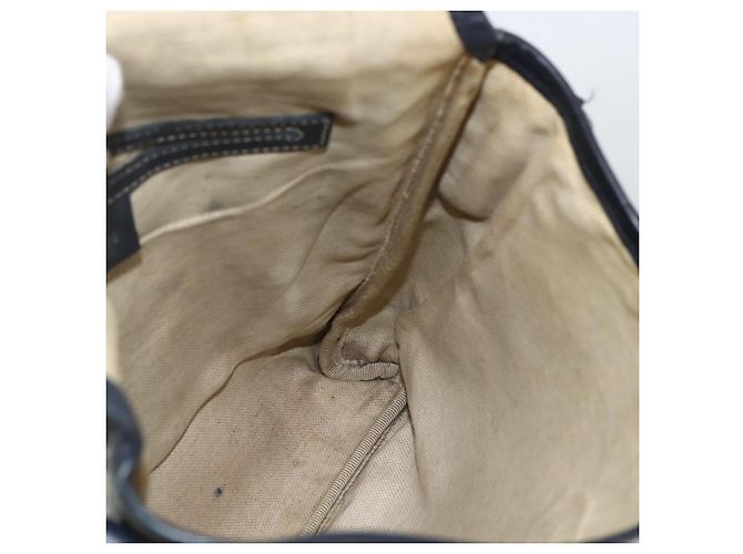 Gucci Bolsa de Ombro GG Supreme PVC Marinho Prata 223666 Auth ka2896 Azul marinho - vista 19