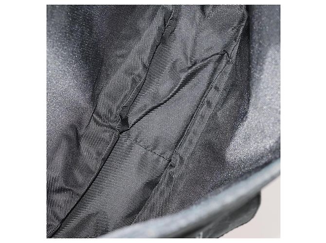 Borsa a Spalla GG Canvas Gucci Nera Argento 114269 Auth 172056 Nero - vista 11