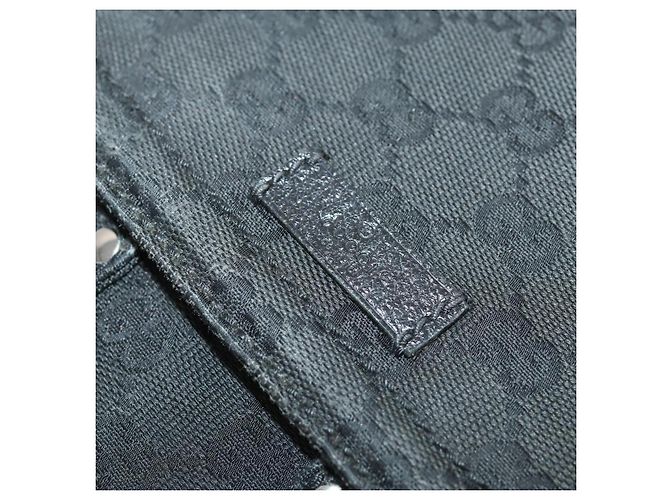 Borsa a Spalla GG Canvas Gucci Nera Argento 114269 Auth 172056 Nero - vista 17