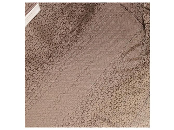 Sac à main Gancini en cuir blanc et argent de Salvatore Ferragamo Auth 166988 Argenté - vue 10