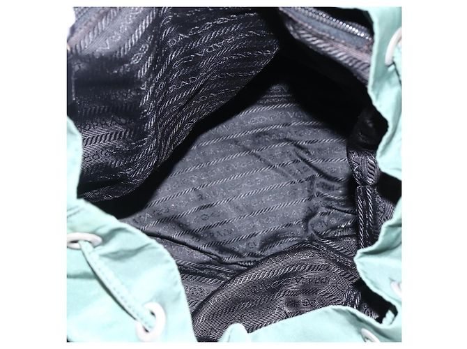 PRADA Rucksack aus Nylon grün silber authentisch 172160 - Ansicht 10