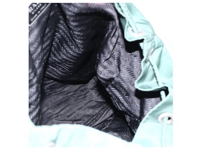 PRADA Rucksack aus Nylon grün silber authentisch 172160 - Ansicht 23