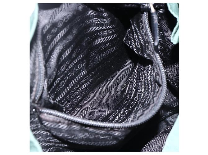 PRADA Rucksack aus Nylon grün silber authentisch 172160 - Ansicht 26