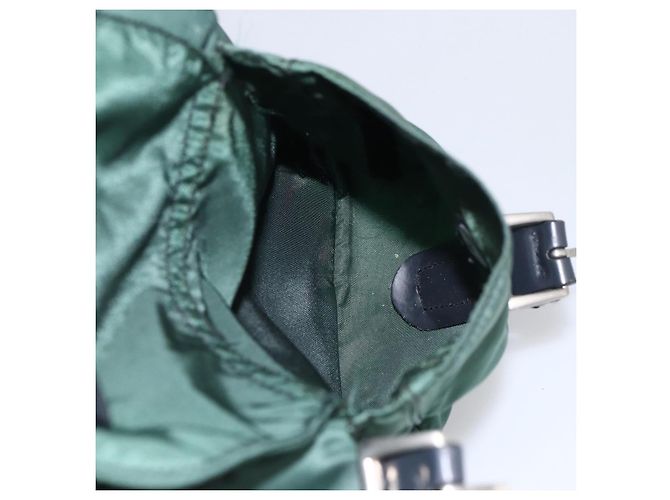 PRADA Rucksack aus Nylon grün silber authentisch 172160 - Ansicht 27