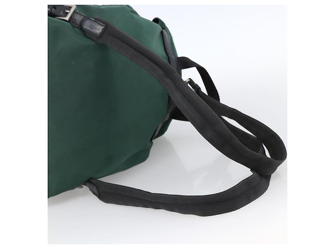 PRADA Rucksack aus Nylon grün silber authentisch 172160 - Ansicht 8