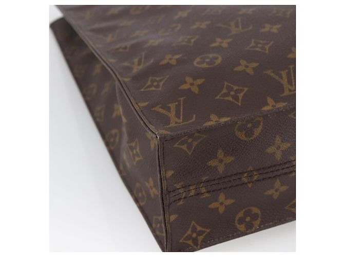 LOUIS VUITTON Monogram Sac Plat Handtasche M51140 LV Auth th6610 Monogramm - Ansicht 14