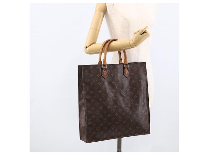LOUIS VUITTON Monogram Sac Plat Handtasche M51140 LV Auth th6610 Monogramm - Ansicht 19