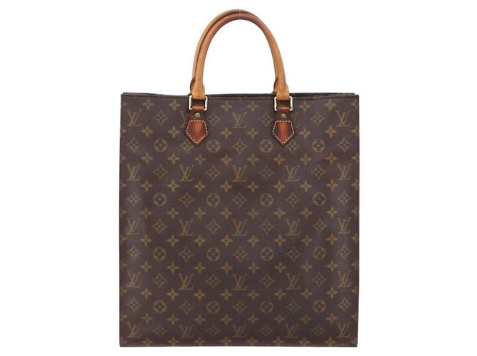 LOUIS VUITTON Monogram Sac Plat Handtasche M51140 LV Auth th6610 Monogramm - Ansicht 2