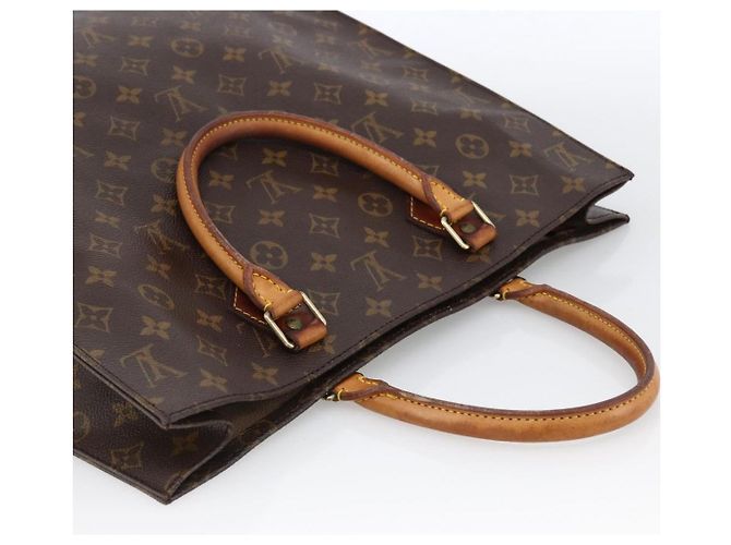 LOUIS VUITTON Monogram Sac Plat Handtasche M51140 LV Auth th6610 Monogramm - Ansicht 6