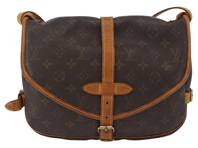 LOUIS VUITTON Borsa a Spalla Monogram Saumur 30 M42256 LV Auth 170962 Monogramma - vista 13