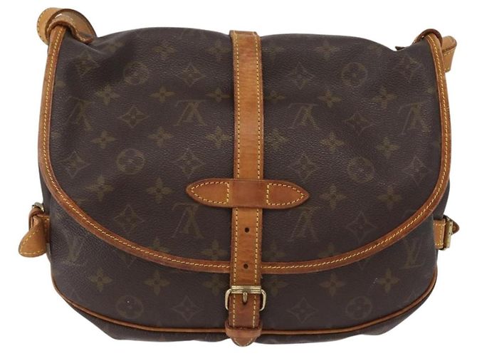 LOUIS VUITTON Borsa a Spalla Monogram Saumur 30 M42256 LV Auth 170962 Monogramma - vista 2