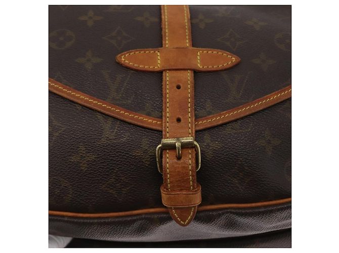 LOUIS VUITTON Borsa a Spalla Monogram Saumur 30 M42256 LV Auth 170962 Monogramma - vista 20