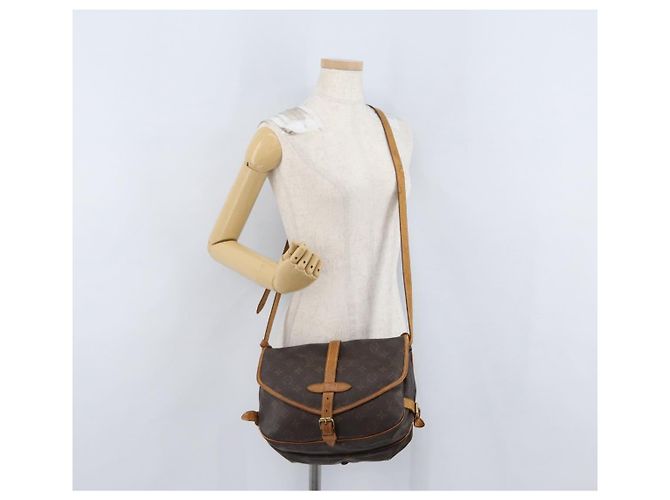 LOUIS VUITTON Borsa a Spalla Monogram Saumur 30 M42256 LV Auth 170962 Monogramma - vista 29
