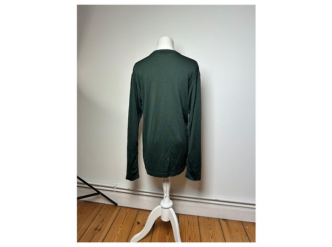 Comme Des Garcons Felpa astratta vintage da uomo Comme Des Garçons verde L - vista 4