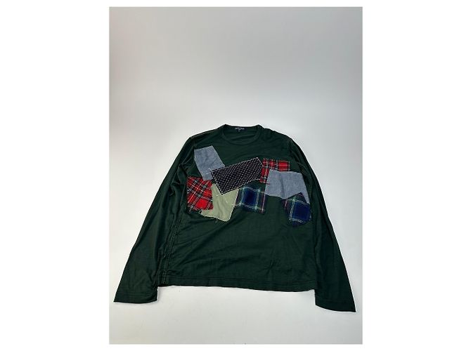 Comme Des Garcons Felpa astratta vintage da uomo Comme Des Garçons verde L - vista 5