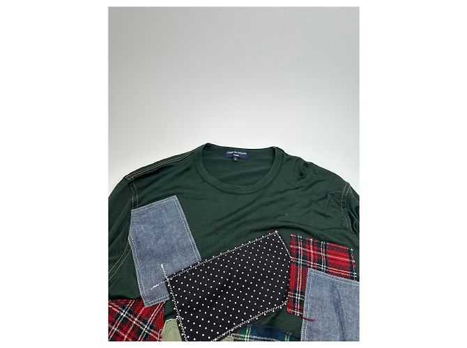 Comme Des Garcons Felpa astratta vintage da uomo Comme Des Garçons verde L - vista 8