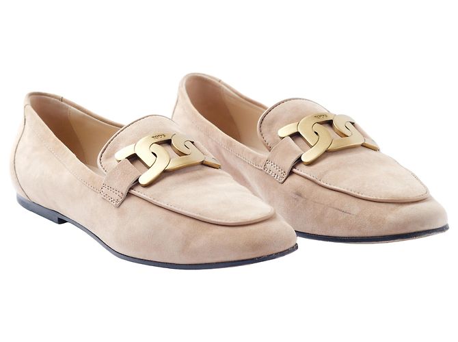 Autre Marque Mocassini in Suede Naturale Tod’s Rosa Carne - vista 2