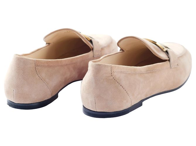 Autre Marque Mocassini in Suede Naturale Tod’s Rosa Carne - vista 3