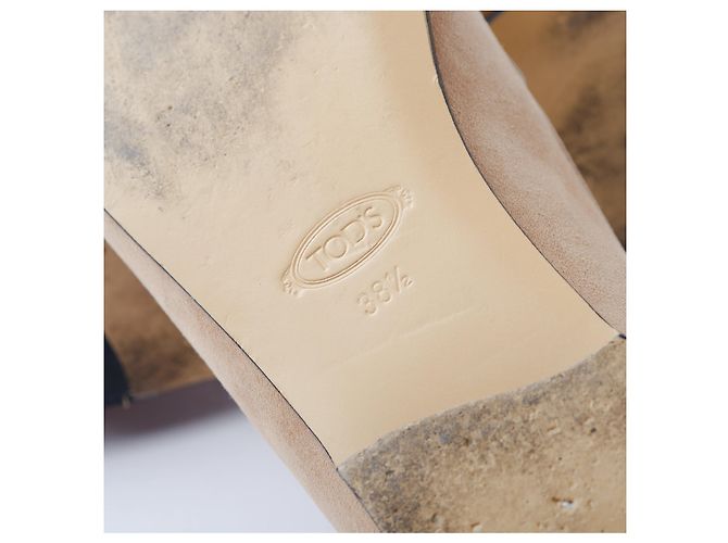 Autre Marque Mocassini in Suede Naturale Tod’s Rosa Carne - vista 6