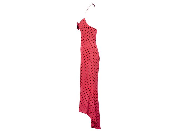 Vestido de lunares Moschino Roja - vista 2