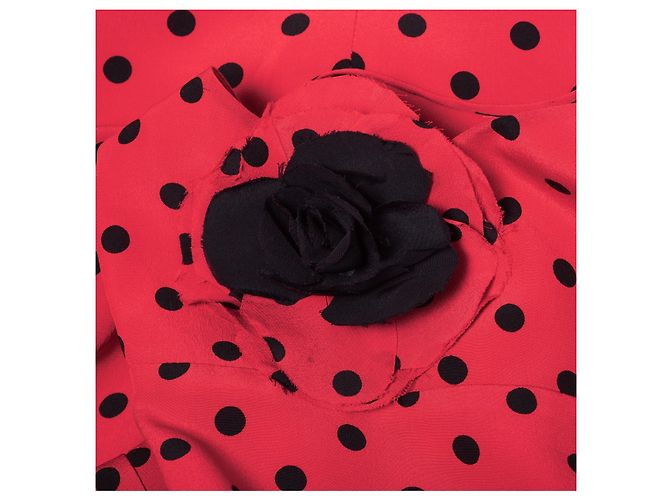 Vestido de lunares Moschino Roja - vista 4