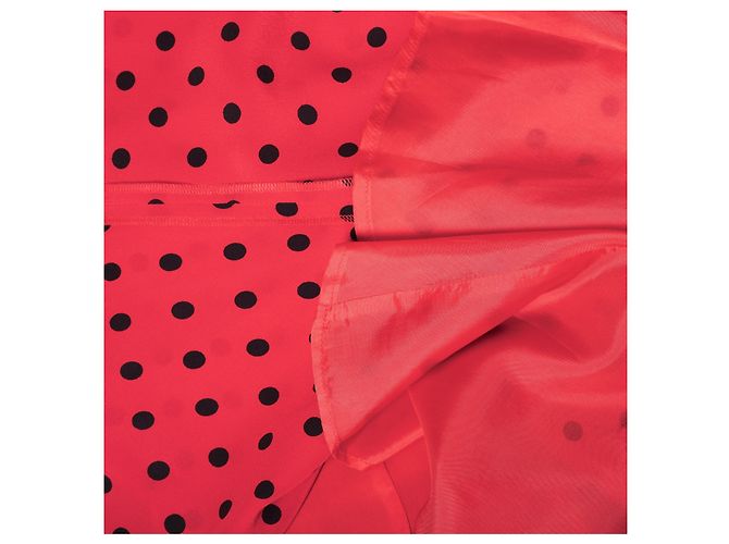 Vestido de lunares Moschino Roja - vista 5