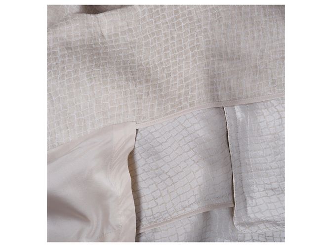 Blazer Texturizado Beige Giorgio Armani - vista 8