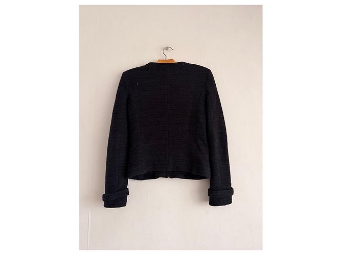 Texturierte Zip-Jacke Claudie Pierlot Bach - Ansicht 3