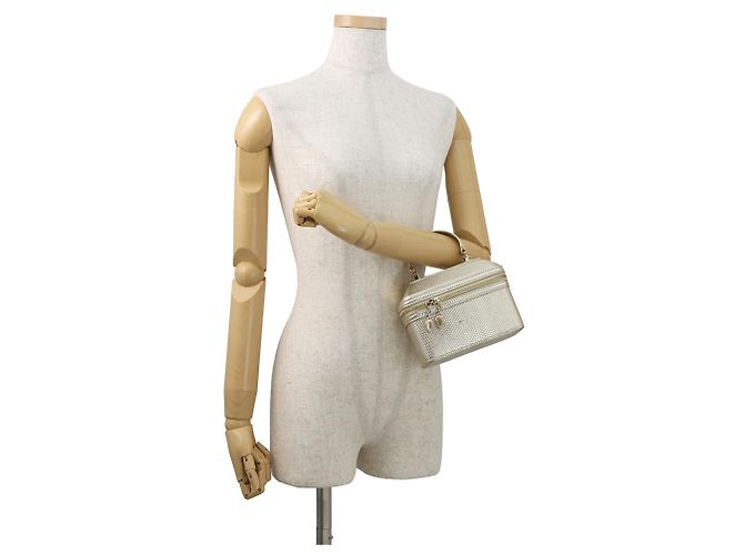 Bulgari Borsa Vanity Serpenti Bvlgari D'oro - vista 4