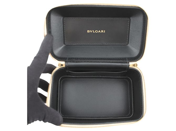 Bulgari Borsa Vanity Serpenti Bvlgari D'oro - vista 7